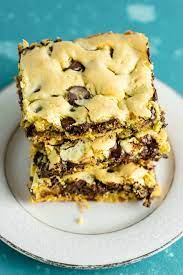 I made this cake with betty crocker super moist butter yellow cake and i got awesome. Best Cake Mix Cookie Bars Recipe Build Your Bite