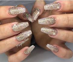 Black And Gold Ombre Stiletto Nails Gold Glitter Ombre Nails Gold Nails Ombre Nails Glitter Gold Glitter Nails