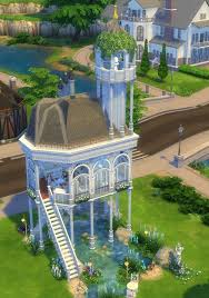 The Sylvan Pavilion By Velouriah At Mod The Sims Sims 4 Updates Sims 4 Casas Planos De Casas Casa Sims