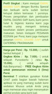 Bagikan dan berikan komentar anda tentang resep ini. Jual Empal Basah Ketupat Fur Android Apk Herunterladen