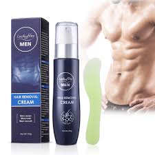 A depilatory cream is a good alternative to prevent body hair growth. Amazon Com Hair Removal Cream For Men Luckyfine Extra Gentle Hair Removal Cream Used On Bikini Underarm Chest Back Legs Arms For Men Beauty