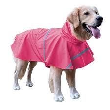 Bingpet Ba1065 Adjustable Dog Raincoat Pet Puppy Lightweight