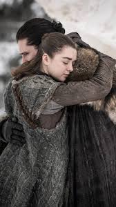 | see more beautiful widescreen desktop wallpaper, desktop wallpaper, naruto desktop backgrounds. Jon Snow Arya Stark In Game Of Thrones S8 4k Ultra Hd Mobile Wallpaper