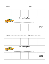 Superheroes Sticker Chart Token Board