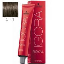 Si tienes el cabello oscuro o negro, puedes teñirlo de un color más claro, pero sería mejor que antes lo decolores. Tinte Igora Royal 5 1 Castano Claro Ceniza Web Peluqueria