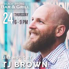 Welcoming back TJ Brown for a live music performance this Thursday, April  24th!
