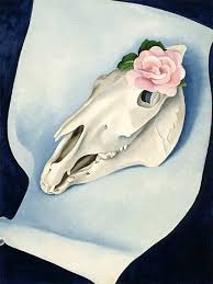 Georgia O Keeffe Horse S Skull With Pink Rose 1931 Gift Of The Georgia O Keeffe Foundation Georgia O Keeffe Paintings Georgia O Keeffe O Keeffe Paintings