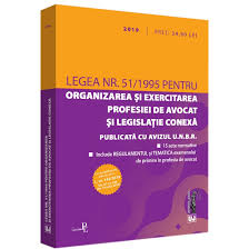 Legea Nr 51 1995 Pentru Organizarea Si Exercitarea Profesiei De Avocat Si Legislatie Conexa 2019 Universul Juridic Emag Ro