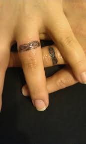Matching Infinity Wedding Band Tattoos Wedding Band Tattoo Band Tattoo Infinity Wedding Band