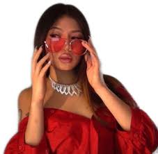 120 pink, boujee, baddie collage aesthetic. Red Baddie Redaesthetic Sticker By Mack3nzi3z