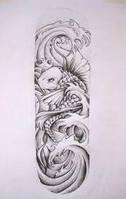 Koi fish armband tattoo design. Tattoo Sleeve Koi Fish Deviantart 58 Ideas Koi Tattoo Design Sleeve Tattoos Koi Tattoo Sleeve