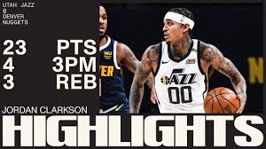 Brett siegel joined nba analysis network as a credentialed nba insider and journalist in 2020 after previously working with fansided covering the golden state warriors and louisville. Jordan Clarkson Provides A Spark Against Denver Utah Jazz Youtube