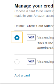 It features a 5% return on all amazon and whole foods purchases, 2% on restaurant, gas station and drug store purchases, and 1% back on everything else, making it a strong contender for those who spend big with amazon companies. How Do I Set A Credit Card As My Default Payment Method Audible Help