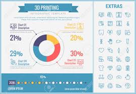 3d printing infographic template elements and icons infograph