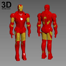 3d Printable Suit Iron Man Mark Iii Armor Model Mk 3 Tony Stark Print File Format Stl Do3d Com Iron Man Tony Stark Stark