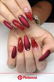 We have chosen the most beautiful yellow nail art designs for summer 2019 between yellow and grey nails, yellow and black nails, and. 23 Best Red Acrylic Nail Designs Of 2019 Page 2 Of 2 Stayglam Ombre Nails Glitter Red Nail Art Designs Best Acrylic Nails Clara Beauty My