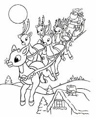 Coloring is an amazing activity for santa's little helpers. Coloring Pages Santa Rudolph Coloring Home