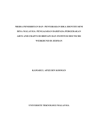 We did not find results for: Media Penerbitan Dan Penyebaran Idea Identiti Seni