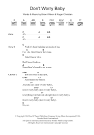 Don T Worry Baby By The Beach Boys Guitar Chords Lyrics Guitar Instructor