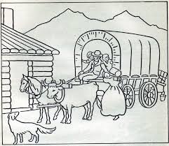 Vintage Pioneer Life Coloring Pages Coloring Books Pioneer Crafts Coloring Pages