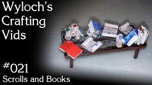 How To Make Scrolls And Books For Dungeons Dragons Youtube
