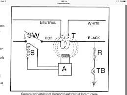 Sensor is customer wired to sense neutral currents. What Is The Wiring Schematic Of A Gfci Quora