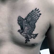 Bird Of Prey Tattoo Designs Mens Small Falcon Chest Tattoos Falcon Tattoo Tattoo Designs Men Tattoo Designs