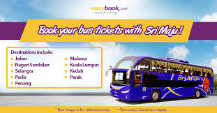 The bus was comfortable and clean enough, not brand new though. Easybook On Twitter Check Out Sri Maju Bus Trips On Easybook Sri Maju Offers Trips To All Over Peninsular Malaysia From A Variety Of Destinations And Guarantees A Safe And Pleasant Bus