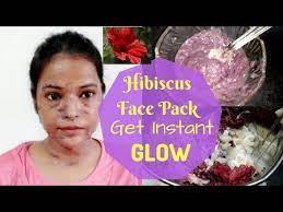 Hibiscus Flower Face Pack For Glowing Skin Shinny Roops Hibiscus Face Pack In Tamil Hibiscus For Face Pack How Flower Skin Hibiscus Skin Care Home Remedies