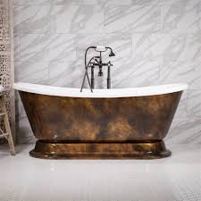 I'd love for you to use my affiliate links when shopping! Domenico 67 Copper French Bateau Pedestal Hot Air Jet Tub Package
