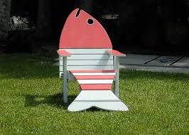 Love The Color Combination And Design Of This Fish Chair Bing Images Outdoor Crafts Beach Chair Umbrella Sanibel Island