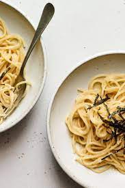 Five Ingredient Creamy Miso Pasta Recipe Recipe Nyt Cooking Recipes One Pot Pasta