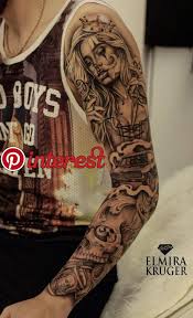 Uhr Tattoo Tattoovorlagen Tattoomanner Tattoooberarm Armtattoos Tattoos Sleeve Tattoos Full Arm Tattoos Chicano Tattoos