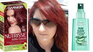 Get inspired by fabulous shades of auburn with copper, mahogany, russet, and reddish elements for stylish and chic discover the #1 nourishing color crème, nutrisse by garnier. Vlog With Sara Trying Two Garnier Hair Products Medium Intense Auburn Hair Dye And Detangler Youtube