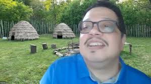 Lumbee Cultural Youth Coordinator Mr Reggie Brewer is Honored by Culture  Class Student