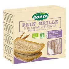 Pain Grille A La Farine D Epeautre 250g Borsa