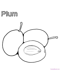 1920 px x 1280 px in each type. Plum Coloring Sheet Plums Belong To The Rosaceae Family Which Also Includes Peaches Apricots And Nect Fruit Coloring Pages Fruit Coloring Page Coloring Pages