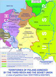 Territorial changes of poland immediately after world war ii. Division Of Poland In 1939 Poland History Poland Map