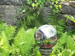 Diy Mirrored Gazing Balls For The Garden The Garden Glove Garden Globes Garden Balls Diy Garden