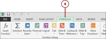 Working With Excel 2013 S Ribbon Menus Familiarizing Yourself With The Ribbon Tabs Informit