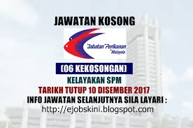 Biro pengaduan awam (bpa) institut diplomasi dan hubungan luar negeri (idfr) prasarana malaysia berhad. Jawatan Kosong Jabatan Perikanan Malaysia Dof 10 Disember 2017