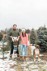 Christmas Tree Hunting In Style Jillian Harris Nordstrom Christmas Bachelorette