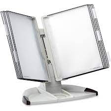 0 comments on reference desk. Tfitd271 Tarifold Modular Desktop Reference System Desktop 10 Panels Removable Sleeves Wire Reinforced Grey Polypropylene Panel 1 Each Office Supply Hut