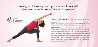 Stretch Your Hamstrings And Open Your Hip Flexors With These Prep Poses For Ardha Chandra Chapasana Utthita Pars Side Angle Pose Hip Flexor Instruction