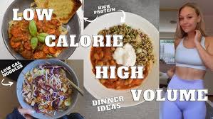 · about 3 minutes to read this article. Low Calorie High Volume Dinners Under 250 Calories Easy Recipes Youtube