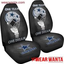 One Team One Dream Cowboys Football Team Car Seat Covers In 2020 Cowboys Football One Team Seat Covers