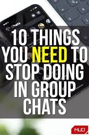 Group Chat Etiquette 10 Things You Need To Stop Doing Social Media Tutorial Chat Chat Conversation