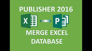 Publisher 2016 Merge A Publication With An Excel Database