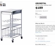 Stainless steel kitchen trolley ikea nearest me. Ikea Stainless Steel Trolley Tv Home Appliances Kitchen Appliances Other Kitchen Appliances On Carousell