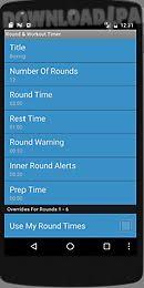 Countdown timer with voice notifications. Workout Timer Android App Free Download In Apk